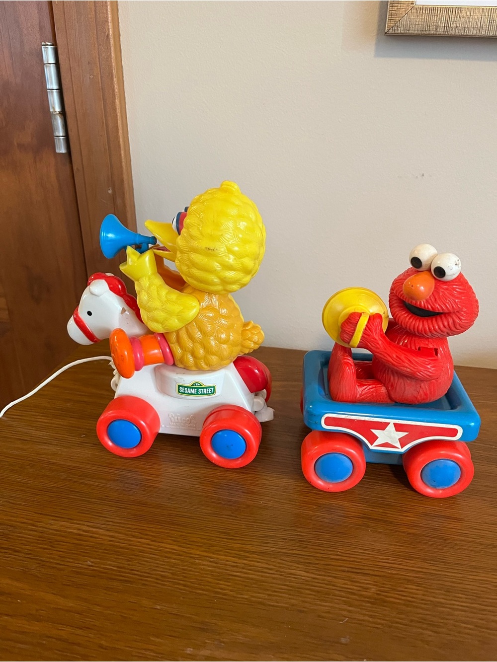 Vintage Sesame Street Pull Along Train
